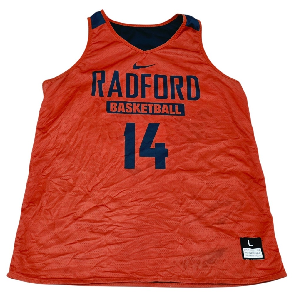 Nike Radford Highlanders Basketball Reversible Practice Jersey #14 Mens Large